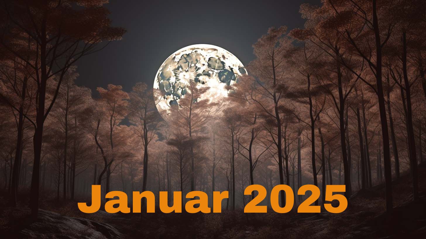 Sonne- und Mondzeiten Januar 2025